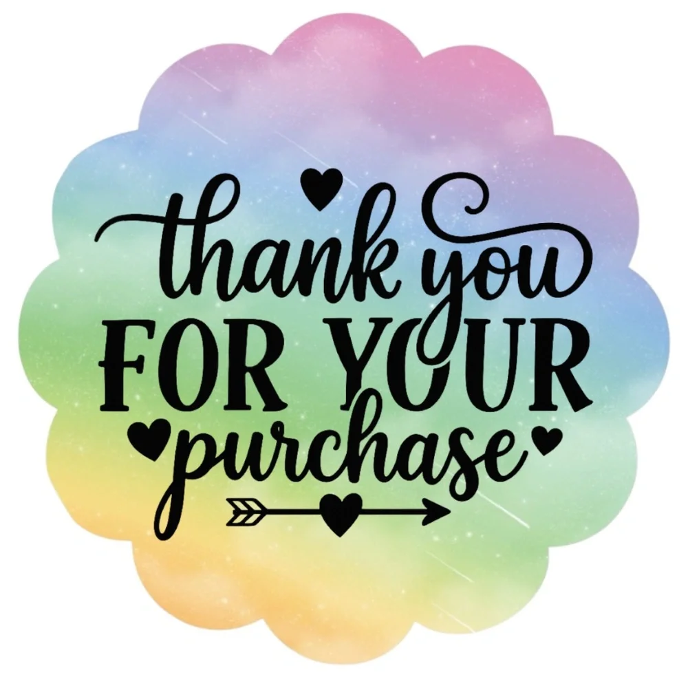 Thank You for Your Purchase Stickers – 2" for Poshmark & Small Business – 100 PC - Picture 16 of 16